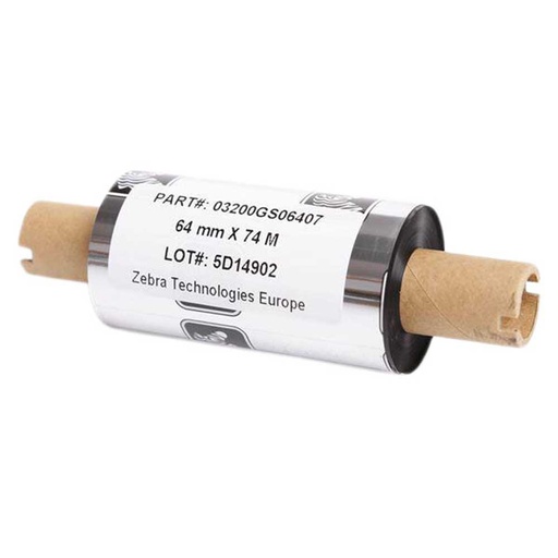 [02300GS06407] Wax ribbon 64mm x 74m for G-series(Box of 12)